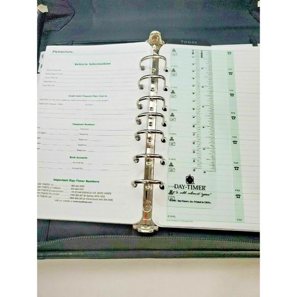 DayTimer Office Professional Day Timer Portfolio Organizer Handle